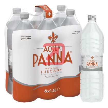 Вода Acqua Panna Минерална 1.5 l, 6 броя в стек
