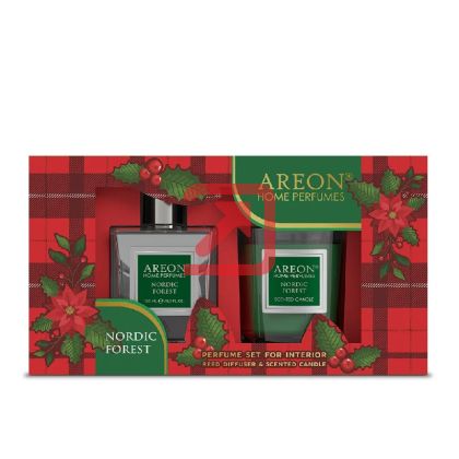 Подаръчен комплект Ареон Парфюм 150 ml + свещ 120 g Скандинавска Гора