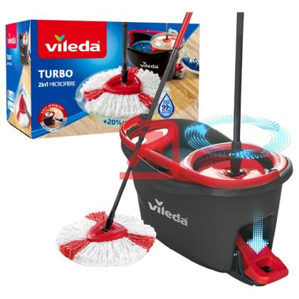 Моп Vileda Turbo 2в1 Microfibre Box Комплект