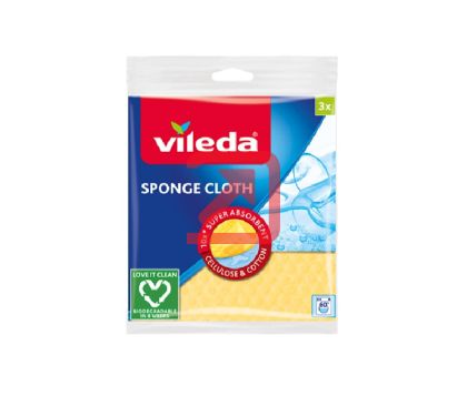 Попивателна кърпа Vileda Sponge Cloth 20x20 cm, 3 бр.