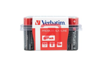 Батерия Verbatim ALKALINE BATTERY AA 24 PACK (BOX)