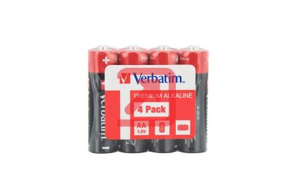 Батерия Verbatim ALKALINE BATTERY AA 4 PACK (SHRINK WRAP)