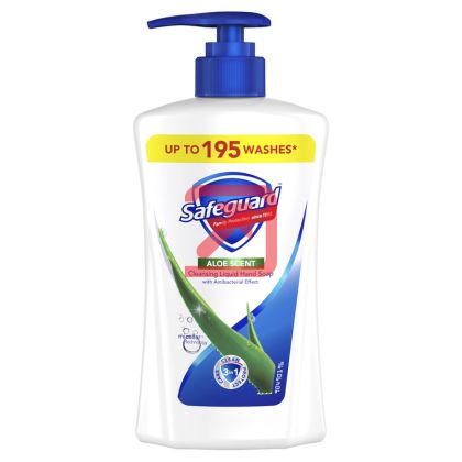 Течен сапун Safeguard Помпа, 390 ml, Aloe Scent