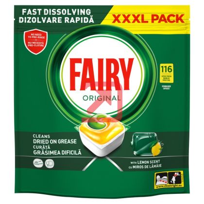 Таблетки за съдомиялна Fairy Original  Lemon 116 бр.