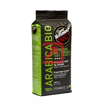 Кафе Vergnano Arabica Bio, на зърна, 1 kg