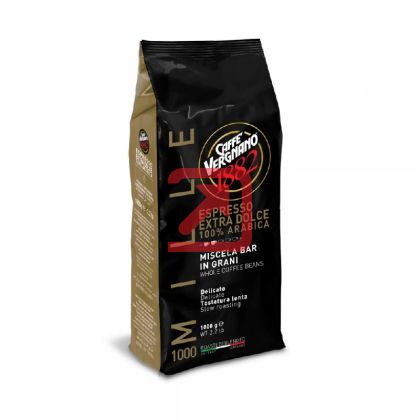 Кафе Vergnano Espresso Extra Dolce 1000, на зърна, 1 kg