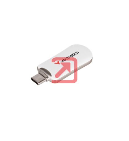 Памет Verbatim Plectra USB-C Flash Drive White 128GB