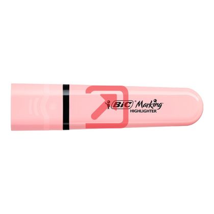 Текст маркер BiC Marking Pastel Скосен връх 1.2-4.6 mm Розов