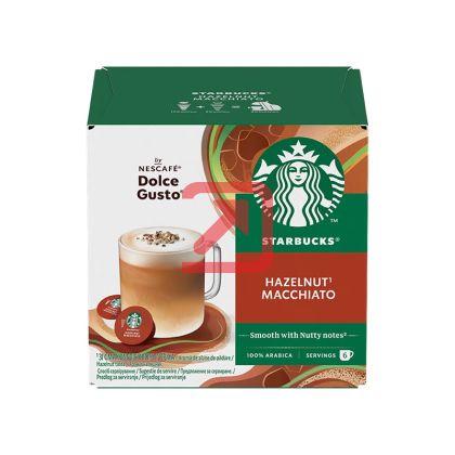 Кафе капсула STARBUCKS® Hazelnut Macchiato 12 бр., съвместими с Dolce Gusto®