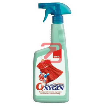Препарат спрей за петна Sano Oxygen За цветни дрехи 750ml