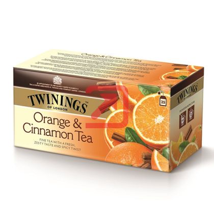 Чай Twinings Черен с портокал и канела