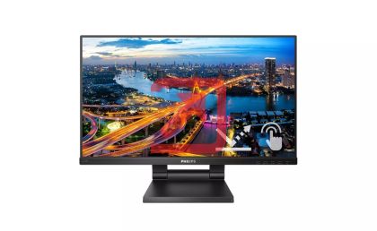 Монитор Philips 222B1TC/00, 21.5" Touch (anti-glare), IPS, WLED, 1920x1080@75Hz, 4ms GTG, 250cd m/2, 1000:1, DCR 50M:1, Adaptive Sync, FlickerFree, Low Blue Mode, 2Wx2, Tilt, Height Adjust, D-SUB, HDMI, DP, USB hub