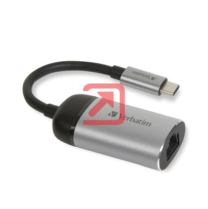 Адаптер Verbatim USB-C to Gigabit Ethernet Adapter 10cm Cable