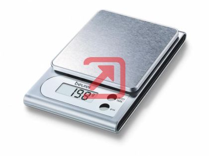 Везна Beurer KS 22 kitchen scale; Stainless steel weighing surface; 3 kg / 1 g