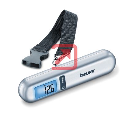 Везна Beurer LS 06 luggage scale; blue illuminated display; 1 m tape measure; 40 kg