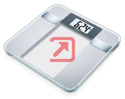Везна Beurer BG 13 Diagnostic Bathroom Scale; XL display;body weight, body fat, body water, muscle percentage,bone mass, 10 users; 150 kg