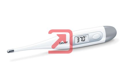 Термометър Beurer FT 09/1 clinical thermometer, Contact-measurement technology, Display in °C, Protective cap; Waterproof, white