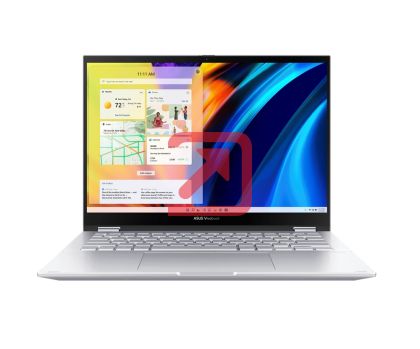 Лаптоп Asus Vivobook S Flip OLED TN3402QA-OLED-KN721W,AMD Ryzen 7 5800H (3.2GHz up to 4.4GHz, 16MB), 14``OLED ,WQ+ BEND GL 400NITS(HDR) , DDR4 16GB( 8 ON BD.),512GB PCIEG3 SSD, Windows 11 , Num Pad,IlimKbd