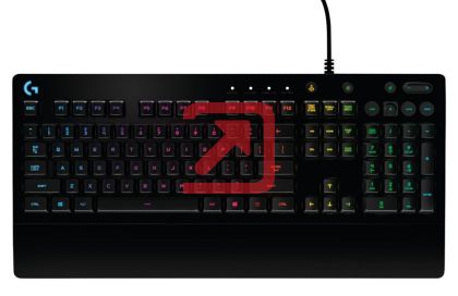 Клавиатура Logitech G213 Prodigy Gaming Keyboard, Lightsync, Spill Resistant, Palm Rest, Media Controls, Black