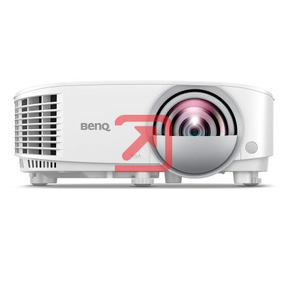 Мултимедиен проектор BenQ MX825STH, Short Throw, 81"@1m, XGA 1024X768, 3500 AL, 20000:1, VGA, RCA, S-Video, 2xHDMI, Audio In/Out, Speaker 10W, USB (Type A) x1, LAN (RJ45) x1, 2.6 Kg, IEC62368, Optional interactive kit(PW02/PT12)