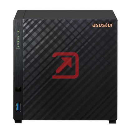 Мрежов сторидж Asustor AS1104T, 4 bay NAS, Realtek RTD1296, Quad-Core, 1.4GHz, 1GB DDR4 (not expandable), 2.5GbE x1, USB3.2 Gen1 x2, WOW (Wake on WAN), System Sleep Mode, hardware encryption, EZ connect, EZ Sync