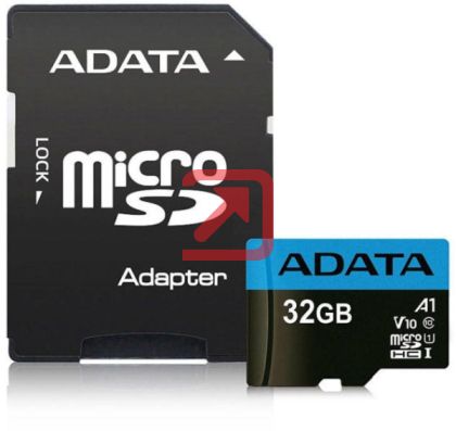 Памет ADATA 32GB MicroSDHC UHS-I CLASS 10 (with adapter)