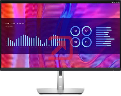 Монитор Dell P3223DE, 31.5" Wide LED AG IPS Panel, 5ms, 1000:1, 350 cd/m2, 2560x1440, 99% Srgb, HDMI, DP, USB-C hub, USB 3.2 Gen 1, RJ45, ComfortView, Height, Pivot, Swivel, tilt, Black