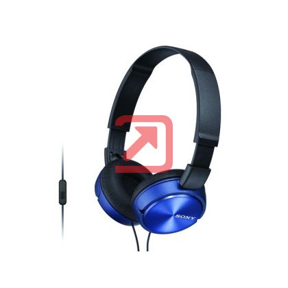 Слушалки Sony Headset MDR-ZX310AP blue