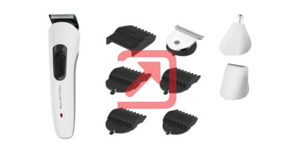 Тример Rowenta TN8961F4 Multistyle 9in1, hair & beard, ear & nose, washable head, self-sharpening stainless steel blades, 60min autonomy, NiMh, charging time 8h, cordless + corded, cleaning brush & oil