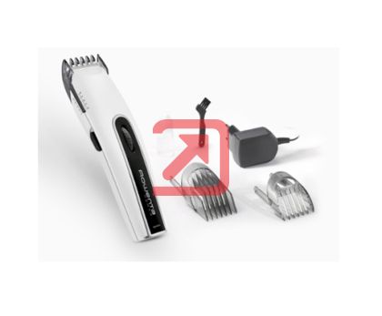 Машинка за подстригване Rowenta TN1400F1, Hair clipper Nomad, new design, 2 adjustable combs with 9 settings each (3-15 mm, 18-30mm), rechargeable, corded, autonomy 40min + main, stainless steel blade, charging led, charging stand