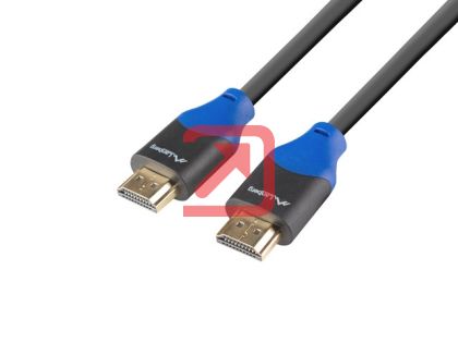 Кабел Lanberg HDMI M/M V2.0 cable 3m 4K CU box, black 