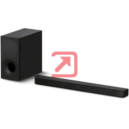 Аудио система Sony HT-S400, 2.1 channel Soundbar with powerful wireless subwoofer