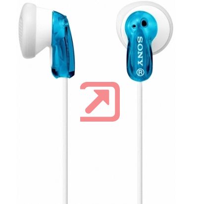 Слушалки Sony Headset MDR-E9LP blue