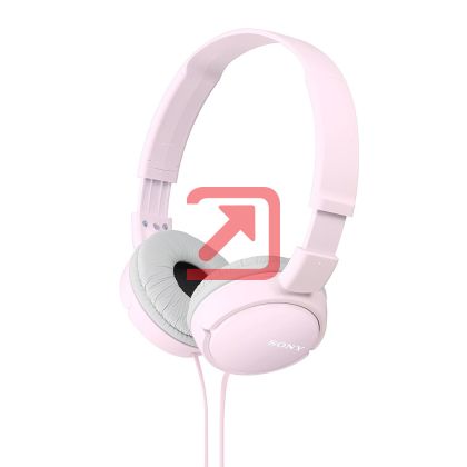 Слушалки Sony Headset MDR-ZX110AP pink
