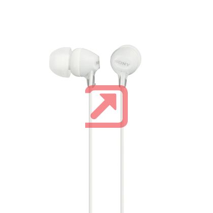 Слушалки Sony Headset MDR-EX15LP white