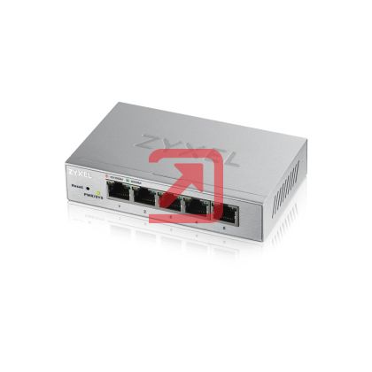 Комутатор ZyXEL GS1200-5, 5 Port Gigabit web managed Switch
