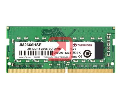 Памет Transcend 32GB JM DDR4 2666Mhz SO-DIMM 2Rx8 2Gx8 CL19 1.2V