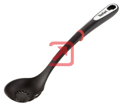 Лъжица Tefal K2060214, Ingenio, Pasta spoon, Kitchen tool, Nylon/Fiberglass, 39.6x10.6x6.4cm, Up to 220°C, Dishwasher safe, black