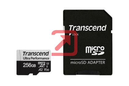 Памет Transcend 256GB micro SD w/ adapter UHS-I U3 A2 Ultra Performance