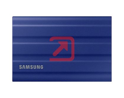 Твърд диск Samsung Portable NVME SSD T7 Shield 2TB , USB 3.2 Gen2, Rugged, IP65, Read 1050 MB/s Write 1000 MB/s, Blue