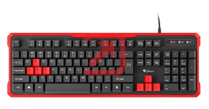 Клавиатура Genesis Gaming Keyboard Rhod 110 Red Us Layout