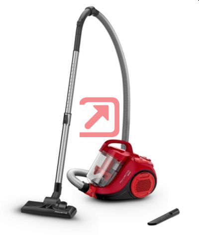 Прахосмукачка Rowenta RO2913EA, SWIFT POWER RED Classic, 750W,  77dB, 1,2L, Crevice 2in1