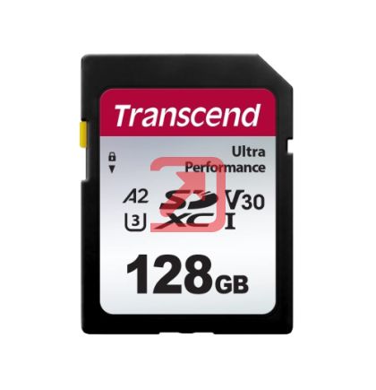 Памет Transcend 128GB SD Card UHS-I U3 A2 Ultra Performance