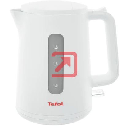 Електрическа кана Tefal KO200130, ELEMENT WHITE, plastic, 1.5L