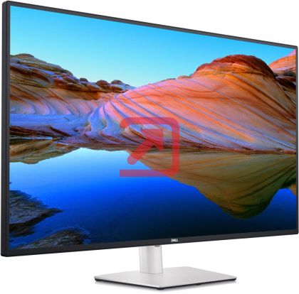 Монитор Dell U4323QE, 42.5" 4K UltraSharp AG, IPS, 5ms, 1000:1, 350 cd/m2, (3840x2160), 100% sRGB, 98% DCI-P3, HDMI, DP, USB-C Hub, USB 3.2, RJ-45, dual 8W speakers, ComfortView, Audio line-out, Height Adjustable, Pivot, Swivel, Tilt, Black