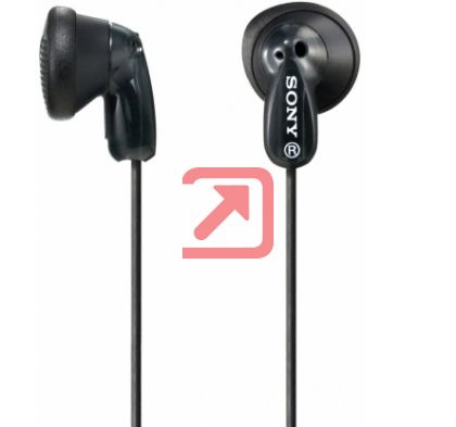 Слушалки Sony Headset MDR-E9LP black