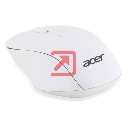 Мишка Acer Wireless Безжична оптична, USB, Бяла