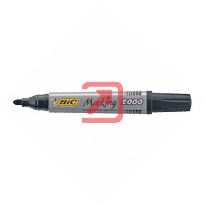 Перманентен маркер Bic 2000Объл връх 1.7 mm Черен
