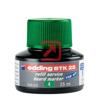 Мастило Edding BTK-25 За маркери за бяла дъска, 25 ml Зелено