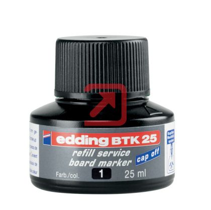 Мастило Edding BTK-25 За маркери за бяла дъска, 25 ml Черно